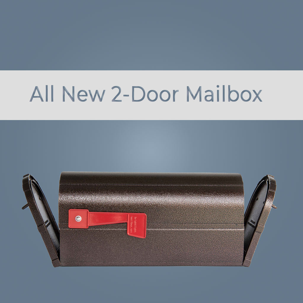  New 2-Door Mailbox 